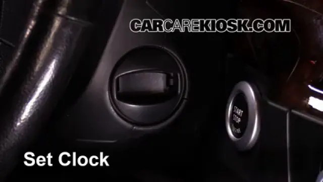 2008 BMW 535xi 3.0L 6 Cyl. Turbo Sedan Horloge Régler l'horloge